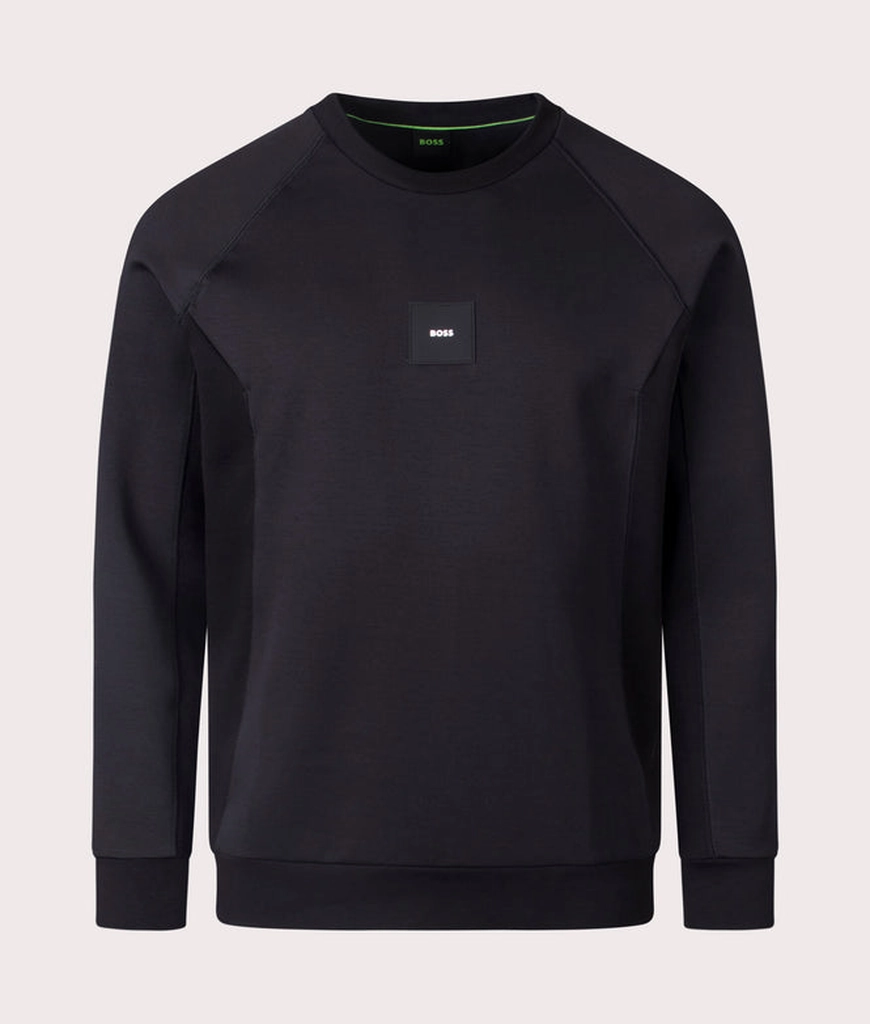Hugo Boss Mens Salbo Rib Sweatshirt